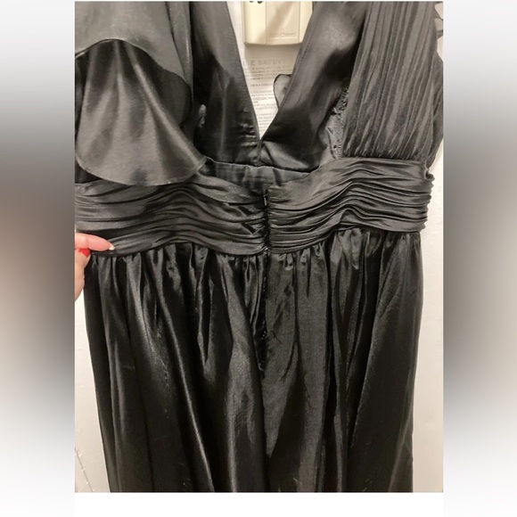 Mac Duggal Ruched Floral Chiffon Gown Size 20 Worn Once WITH ALTERATIONS - Picture 6 of 13